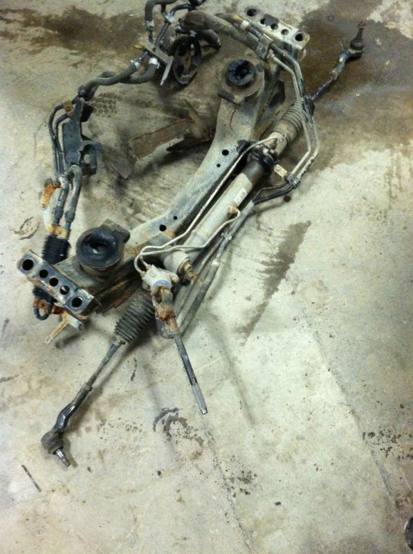 G35 coupe power steering rack and with pinion oem 106k parting out g35 parts