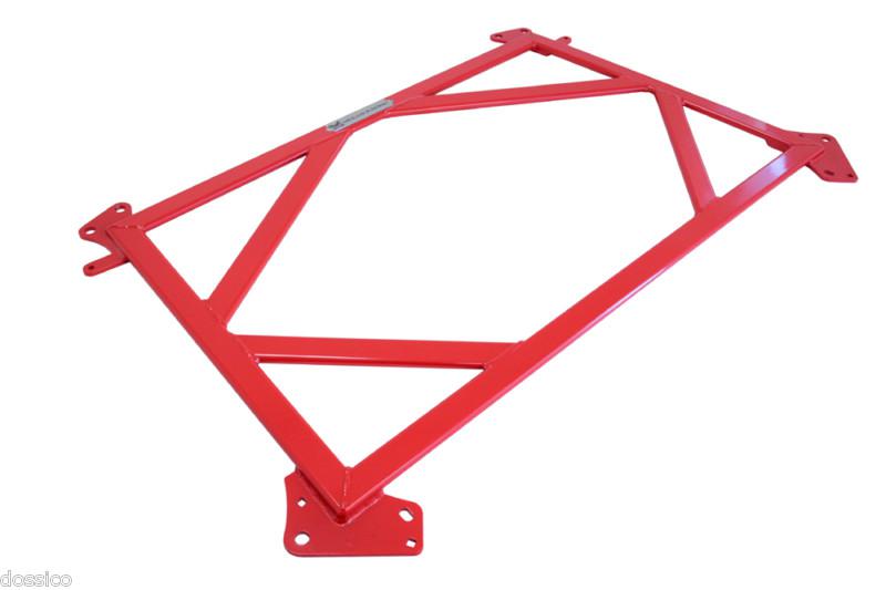 Megan racing red middle h-brackets​/brace support bar fits: lexus is300 01-05