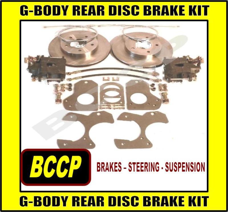 Buick regal grand national g body rear brake disc conversion kit | 82-87 g-body 