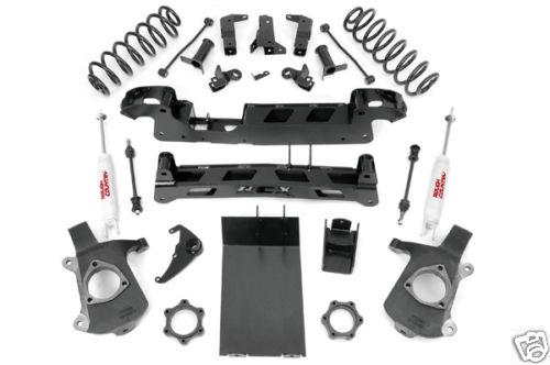 Rough country 6" suspension lift kit chevy gmc avalanche 1500 4wd 00-06 5.3l 