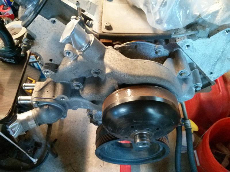 2009 silverado water pump 45k miles from ly6 engine ls3 l99