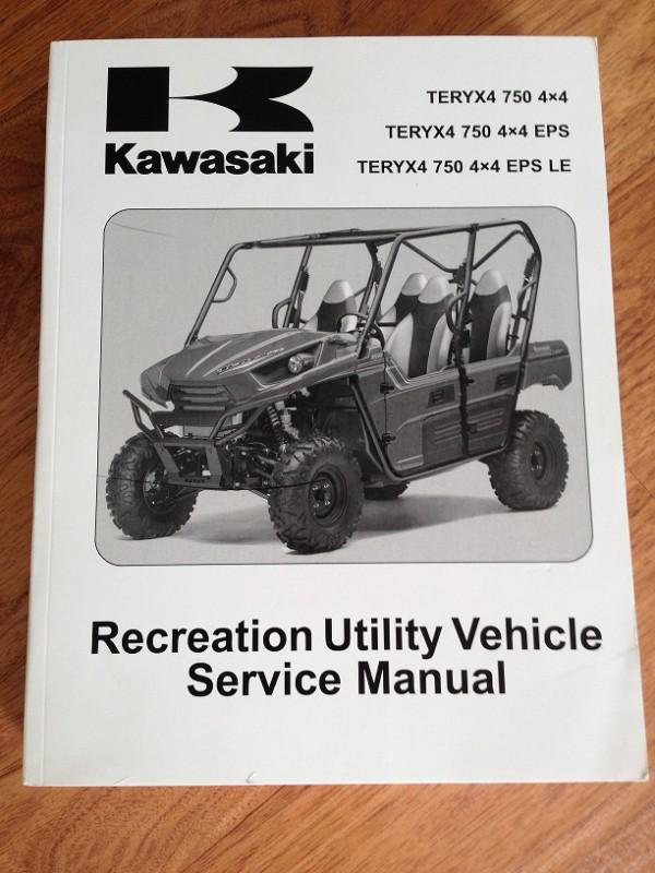 Kawasaki teryx 4 750 4x4 eps atv service manual