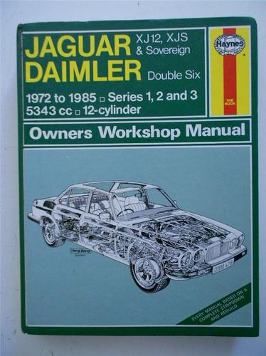 Haynes owners workshop manual jaguar daimler xj12 xjs sovereign 72-85 1850102775