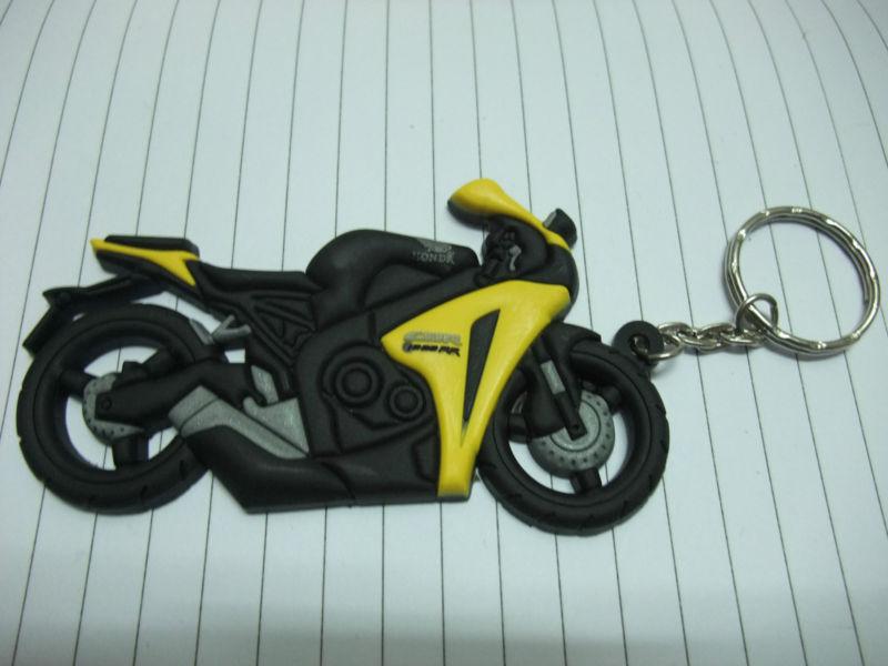 Mini honda 08-09 cbr1000rr rubber bike key chain size: 93mm x 55mm