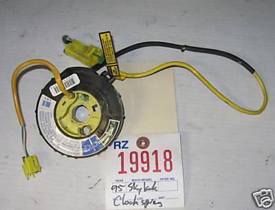 Buick 95 skylark clockspring clock spring srs airbag 1995