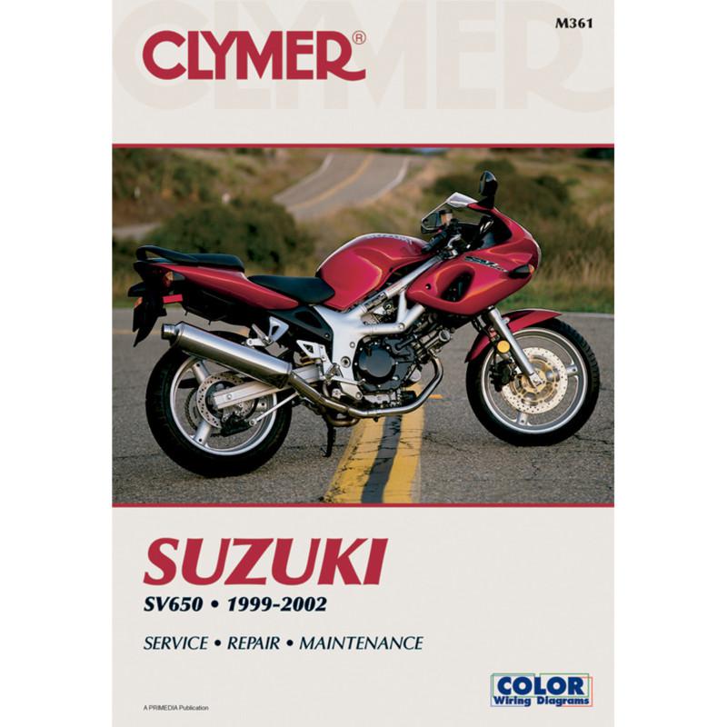 Clymer m361 repair service manual suzuki  sv650 1999-2002