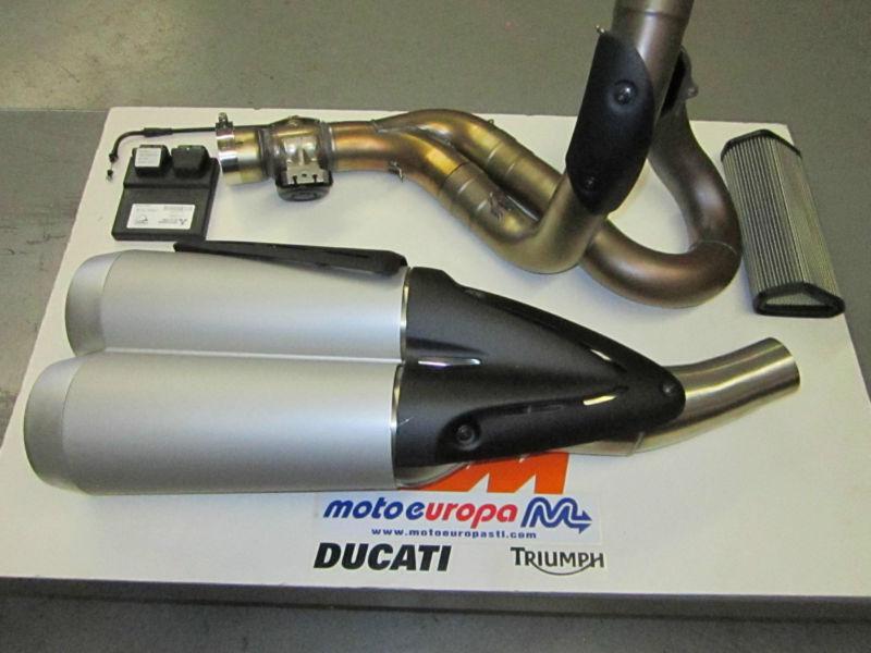 D61 ducati diavel 1200 stock oem exhaust system mufflers pipes ecu filter
