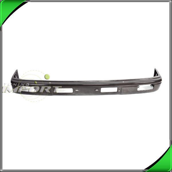 87-88 toyota pickup 2wd 1-piece steel primed black front bumper impact face bar