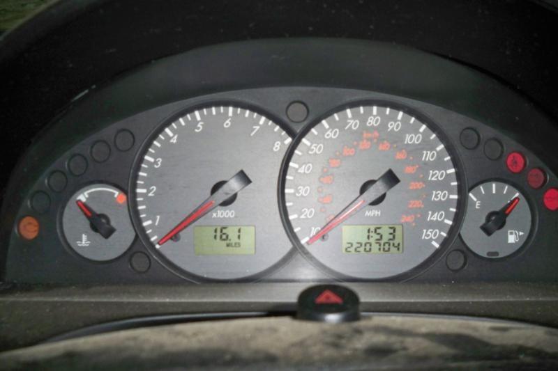 99 00 cougar speedometer cluster mph 2.0l mt f010oe 83365