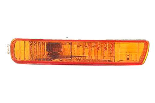 Replace ho2531107c - 88-89 honda accord front rh turn signal light