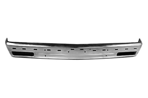 Replace gm1002140 - chevy s-10 front bumper face bar w pad holes oe style