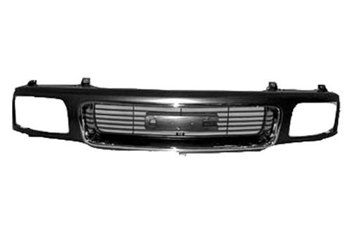 Replace gm1200355 - 94-97 gmc sonoma grille brand new truck grill oe style