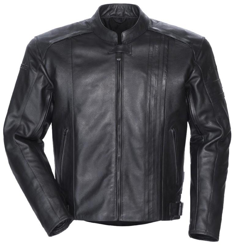 Tourmaster coaster 3 black small leather motorcycle riding jacket sml sm