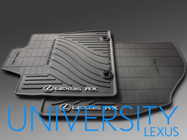 New oem 2013 lexus rx350 4-piece floor all-weather mat set, rx450h rx