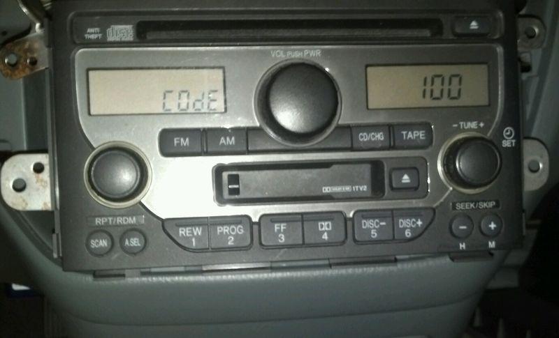 2003 2004 2005 honda pilot radio cd cassette 39100-s9v-a310 & 39100-s9v-y120