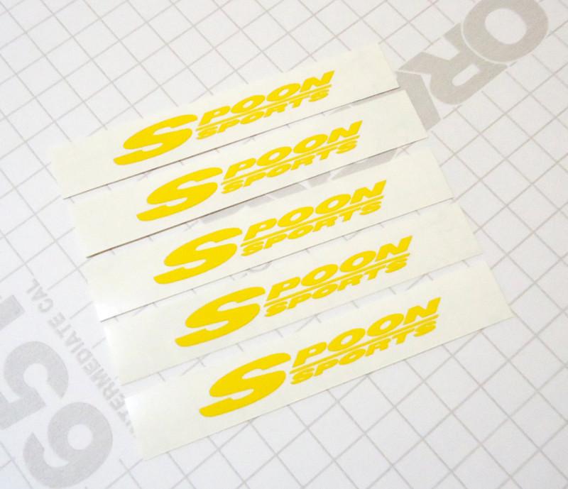 5 pieces spoon sports sw388 wheel replacement decal sticker