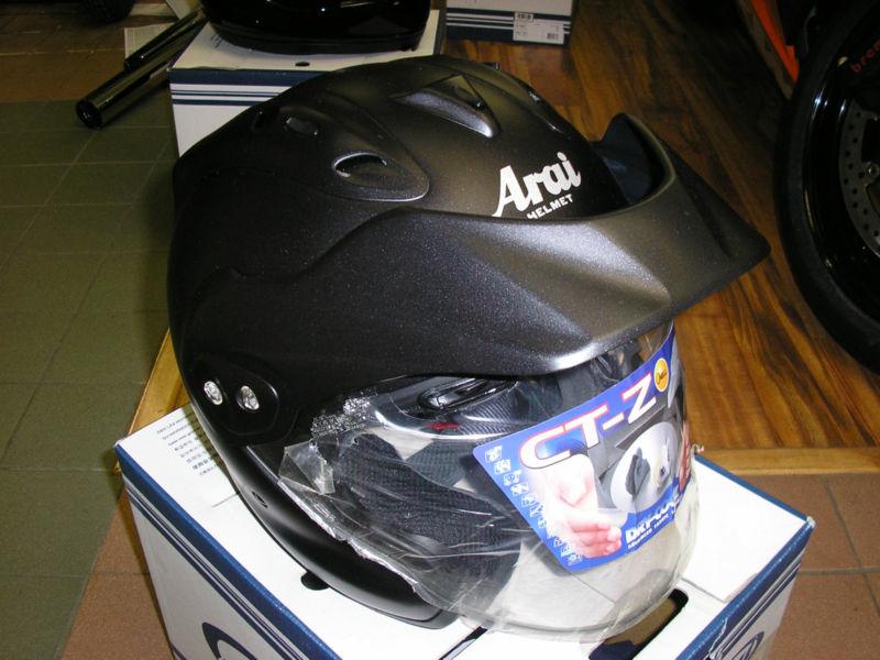 Arai helmets ct-z extra large xl black frost -deeply discounted!!!