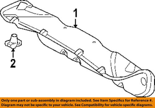 Ford oem w706635ssw interior-rear-package tray clip