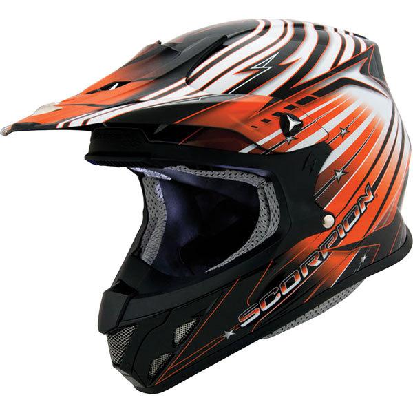 Orange m scorpion exo vx-r70 flux helmet 2013 model