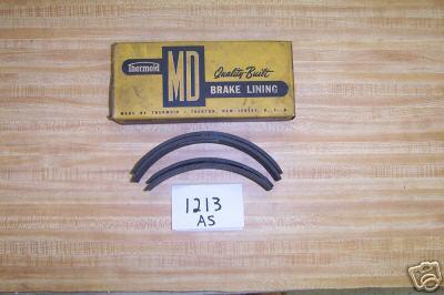 Brake linings for 1946 - 1956 dodge plymouth wagner (1213a)