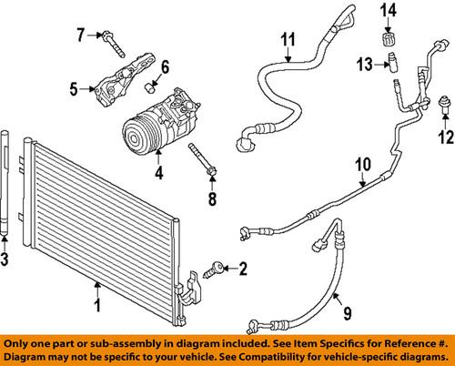 Bmw oem 64539216143 a/c condenser