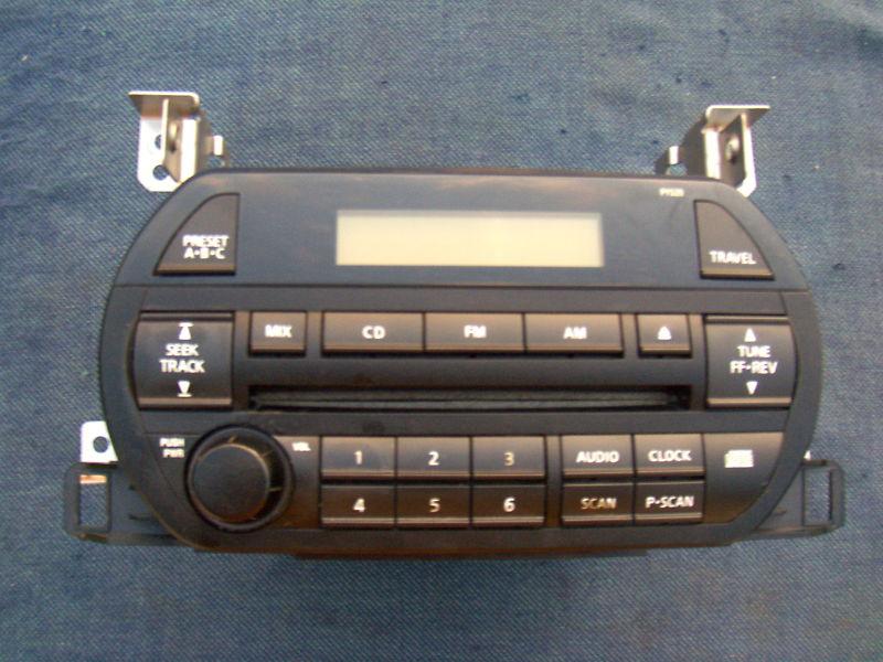 2002 to 2004 nissan altima single cd in dash oem radio with face #py520 nice!!