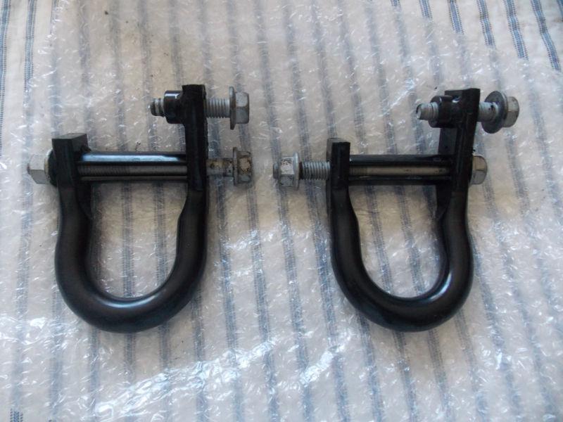 2013 gm oem chevy tahoe, avalanche front black tow hooks, take -off's