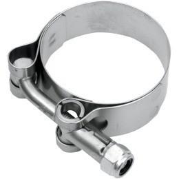 Motorcycle muffler clamp - stainless steel - fits 1 5/8" exhaust