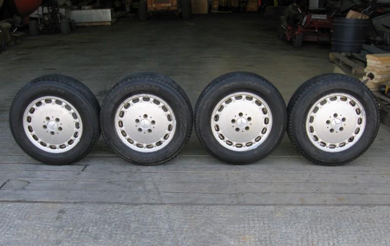 Mercedes 86-91 w124 w126 6.5"x15" wheel & tire 5x112 bolt (per pc) 4 available