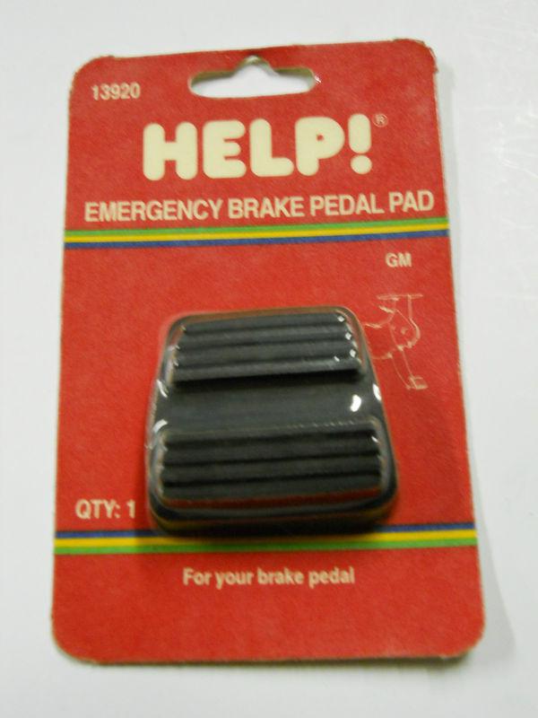 Emergency brake pedal pad for 1969 & up gm vehicles