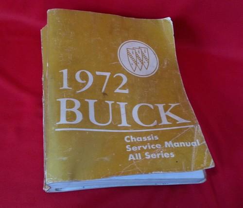 1972 buick shop manual original service repair book skylark +