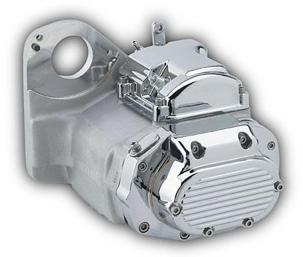 Ultima natural 6-speed left side drive transmission for 91-99 softail and custom
