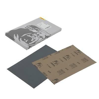 Mirka sandpaper sheets waterproof silicon carbide 9" lx5.5"w 1200 grit set of 50
