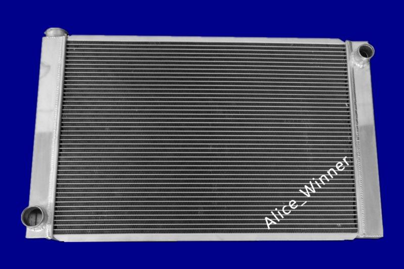 Daul core universal aluminum radiator for  ford mopar  31" x 19" inch