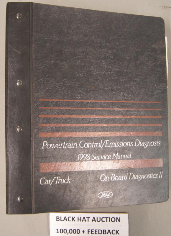 1998 ford car & truck powertrain control/emissions diagnosis service manual 