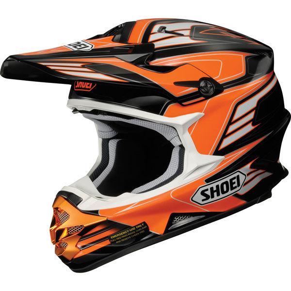 Orange xl shoei vfx-w werx helmet 2013 model
