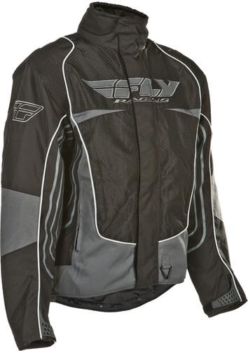Fly racing snx motorcycle jacket black/gray x-large snx jckt blk x