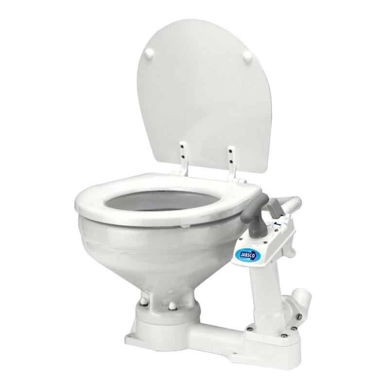 Jabsco manually operated marine toilet - compact bowl 29090-3000