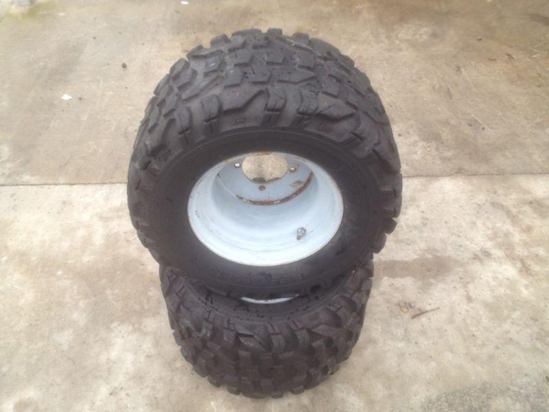 03 honda 400ex 400 ex rear bandit sx tires 20-10-10 and wheels rims 