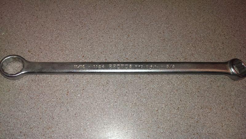 Proto 1134 box end wrench 11/16" 5/8" made in usa