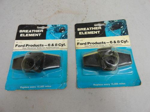 Nos ford crankcase breather element be-172 1971, 72, 73, 74, 75, 76, 77 lot of 2