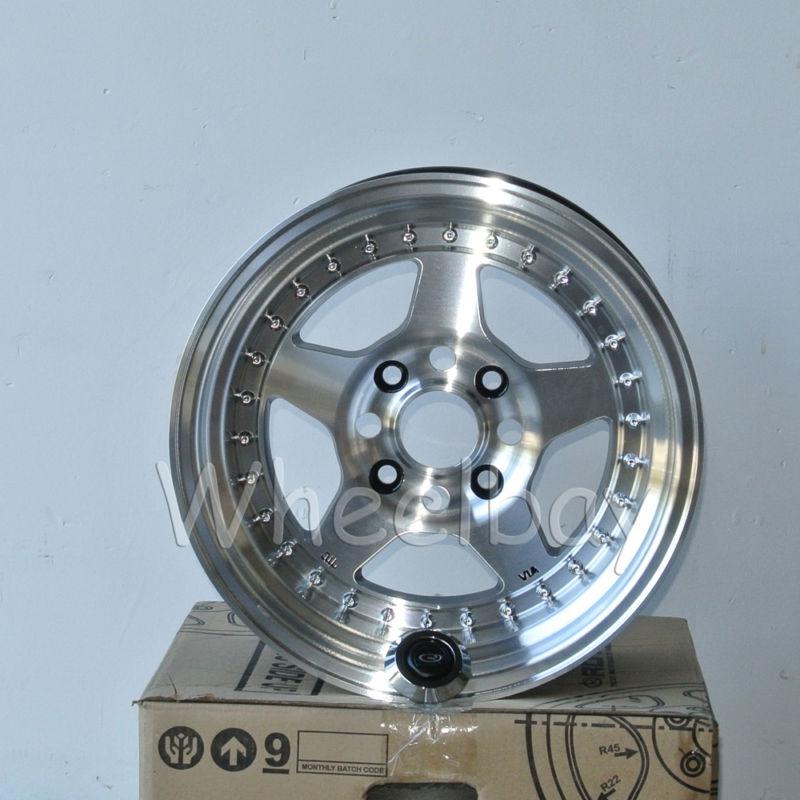  rota wheel kyusha 15x8 4x114.3  -10  frblk  corolla ae86 supra 240z last set