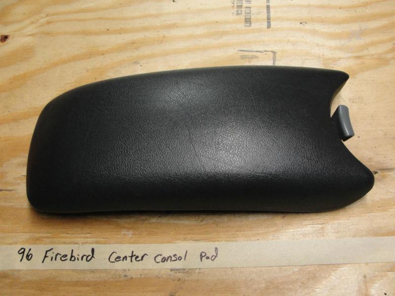 Oem 93-97 pontiac firebird trans am camaro - center console arm rest armrest lid