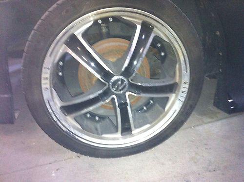 18" zinik wheels with 225 40 18 tires