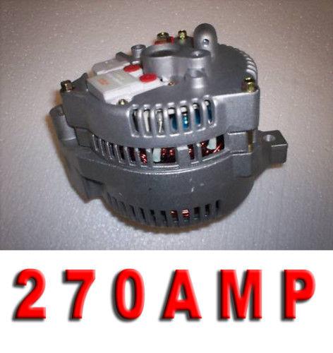 Ford mustang 1-wire bronco alternator 65-93 94 95 96 high amp 270amp high amp 