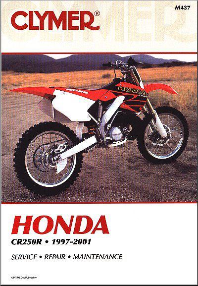 Honda cr250r repair manual 1997-2001