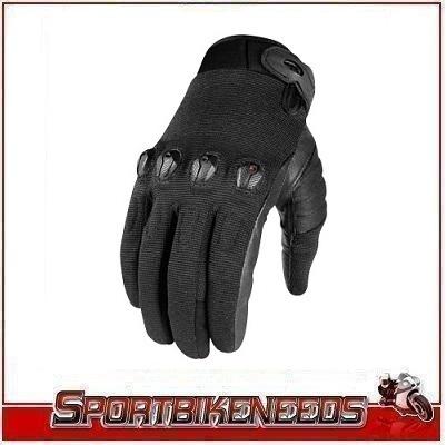Icon sub stealth black gloves new xxxlarge 3xl