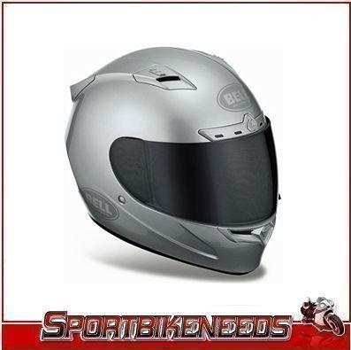 Bell vortex metallic silver helmet size l large full face street helmet