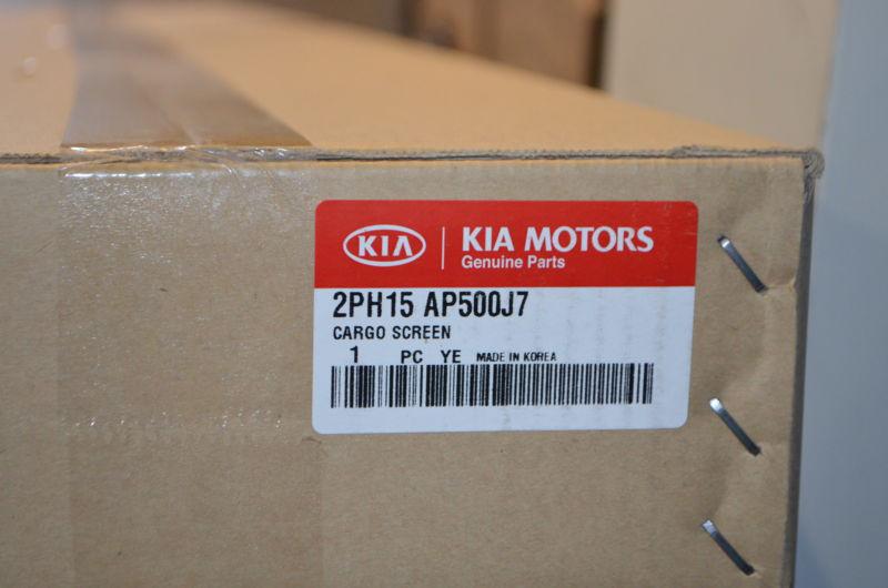 Oem 2014 kia sorento beige rear trunk area cargo cover security shade 