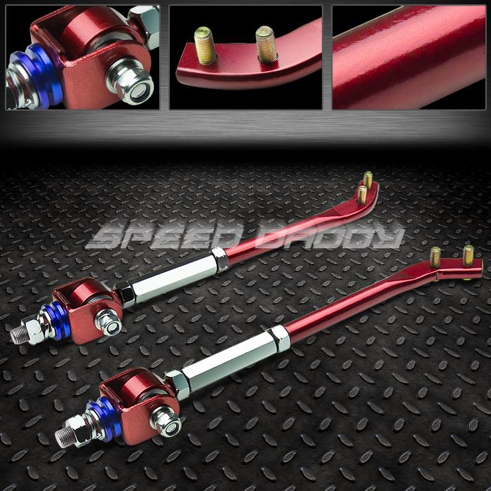 Adjustable front pillow tension rod/arm 84-87 toyota corolla ae86 gts sr5 red